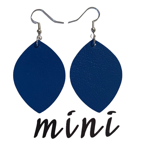 Jewelry - Mini Faux Leather Earrings